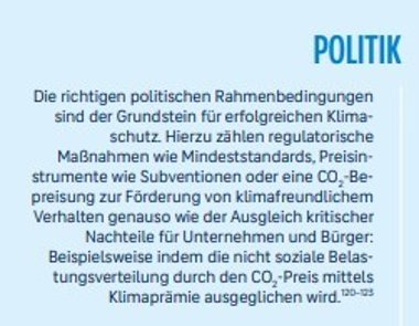 Informationen und Schaubilder rund um das Thema Klimaschutz.